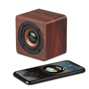 Customized Portable Mini Wood Bluetooth Speaker for Mobile Phone