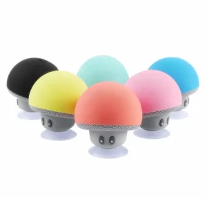 Cute Mini Mushroom Wireless Portable Waterproof Shower BT Speaker for Mobile Phone