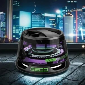 Cyberpunk Magnetic Speaker G200 Portable Mini Speaker Rgb Speaker for Computer Portable Subwoofer Wireless Audio