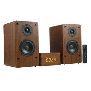 D1 Wooden TV SoundBar BT Speaker Home Theater System 3D Surround Sound Subwoofer Audio Echo Wall Computer Desktop Laptop
