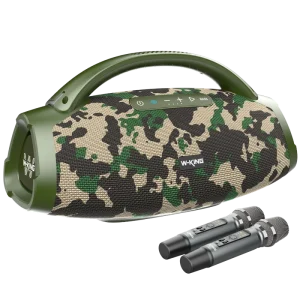 D20 Outdoor Bluetooth Speaker with Woofer 200W Bass Speaker Wireless Karaoke System DJ Speaker