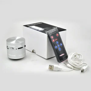 D3+ 5W Mini Portable Speaker with Remote Control 600mAh Battery Metal Cabinet Supports Karaoke and Home Theatre