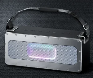 D5 IPX7 Waterproof Bluetooth Speaker 80W 12000mAh 4 Channel Colorful Light Wireless Speaker Support AUX U-disk