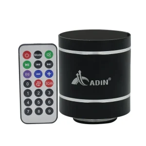 D5+ Wireless SD Radio Metal Cabinet 360 Degree Surround Sound Built-in Mic Remote Compatible Computer Phone Speaker