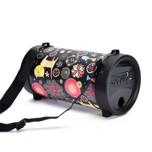 DC 5V Charging 1200mAh Rechargeable Battery USB TF Card FM Radio 10W Cartoon Cute Portable Bluetooth Speaker