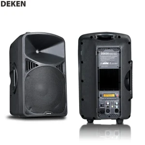DEKEN RS210P 250W PA System Professional Audio BT Music Player Sound System Party 10″ Two-Way Speaker Plastic Active Loudspeaker