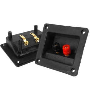 DIY Home Car Stereo 2-Way Banana Plug Speaker Subwoofer Terminal Box Binding Post Manufacturer