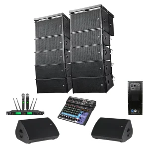 DJ Speaker Set 10 Inch Line Array Speaker Professional Audio Sound System for Wedding Party Club