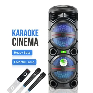 DP 2137 GD 2137 Factory Speaker Box With Led Light Karaoke Sound Box Vertical Handhold Loud Large Blue Tooth Speaker Party Boxes