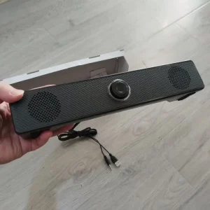 DS155 Mini USB Wired Speaker 2.0 USB Portable Subwoofer Home Theater Speakers Sound Bar for Laptop Computer PC