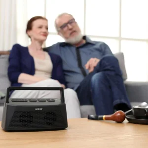 DSP780J 2.4GHz Digital Sound Enhancement Portable Speaker for Senior with Optical Connection and Direct 3.5mm Audio Line in