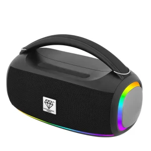 Diamond Bluetooth Small Stereo Wireless Speaker Portable Karaoke Speaker with Wireless Mic for Party