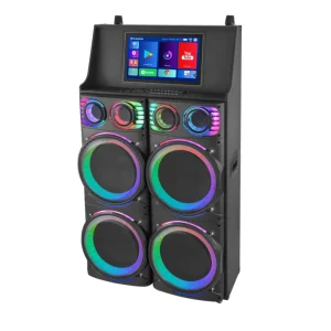 Diamond Factory 18.5 Inch Touch Screen Portable Entertainment System HD Multi Functional KTV Karaoke Wireless Party Speaker