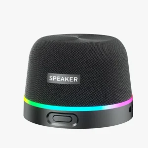 Direct Supply AI Smart Voice Activated RGB LED Waterproof Dustproof 5.3 Speakers Fabric Cover Mini Portable Design Private Mold