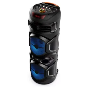 Double 15 Inch Woofer 2-way Weatherproof Wireless Large Outdoor Partybox Speaker with Wireless Microphone