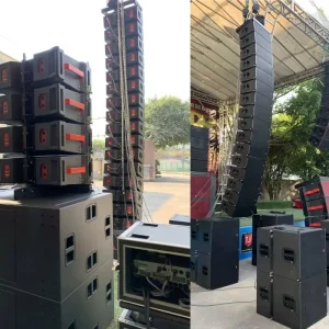 Double 6.5 Inch 2-Way Line Array System Speaker Portable Audio Speakers Professional Passive Speaker