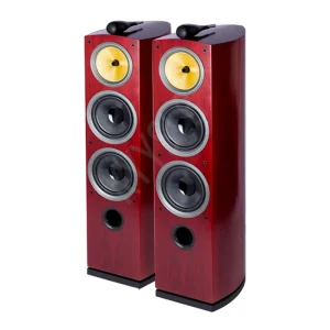 Double 8 Inch HiFi Three Way Floor Wooden Home Theater Speaker Passive Audio Speakers