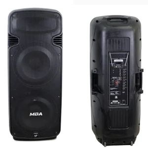 Double Subwoofer Speaker 15 Inch Stage PA System DJ Speaker Portable Power Amplifier Professional Loudspeaker