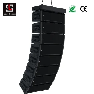Dual 12 Inch 3-Way Line Array Speaker System Pro Audio Outdoor Concert Speakers with FIR DSP