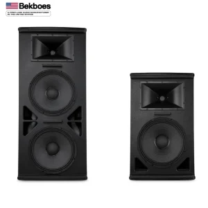 Dual 15 Inch 2 Way Professional Outdoor Stage DJ Sound Box Wooden Speaker PA System