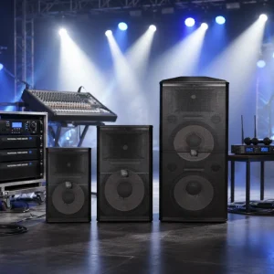Dual 15 Inch Professional Speaker Stage Performance Speaker High Power High SPL Neodymium Driver Unit Professional Event Speaker