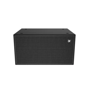 Dual 18 Inch Long Throw Subwoofer 1800W AES 38Hz 250Hz 102dB Sensitivity Low Frequency Speaker for Stage Fixed Installation