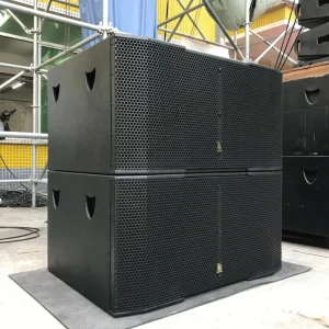 Dual 18 Inch Subwoofer Speaker 1200W Passive Portable Stereo