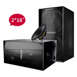 Dual 18 Inch Subwoofer Speaker Full Range 1200w 2400W Double Magnet Passive Bass Sub Woofer Subwoofer Professional Speakers