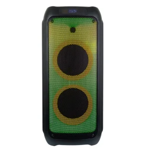 Dual 8 Inch DJ Party Box PA Home Theater Karaoke Trolley Wireless TWS USB Audio Loud Speaker
