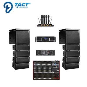 Dual 8 Inch Professional PA Speaker Mini Line Array System