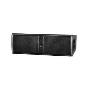 Dual 8 Inch Waterproof Line Array Speaker All Weather Outdoor PA Sound System Titanium Alloy Diaphragm 2000W Peak Power