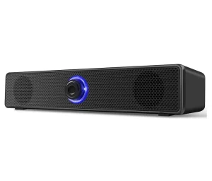 Dual Driver Computer Soundbar BT Wired Dual Connection Design Speaker with Stereo Bass USB Powered Desktop Audio System for Home