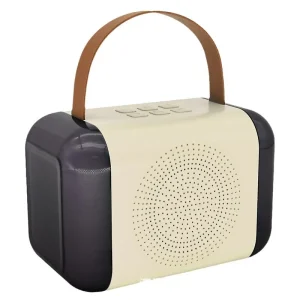 Dual Mic for 5.0 Wireless Speaker with Card Insert Lighting 5W Output Portable 50 for K & Home Use