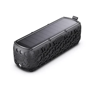 Dual Patent Solar Powered Wireless Speaker 10 Min Charge 30 Min Play High Efficiency Outdoor Portable Audio for Cycling