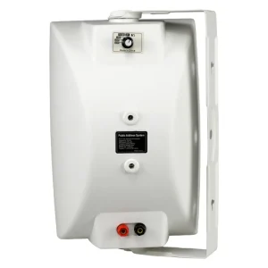 Dual-Purpose 8 Ohms/70-110V Plastic Wall Mount Speaker Two-Way Loudspeaker for Public Address Audio Stage Performance