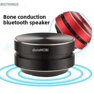 Dura MOBI Hummingbird Bone-Conduction TWS Wireless Speaker for 5.1 Black-Tech Design 200-500mAh Portable