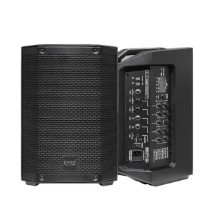 E8 8 Inch 800W PEAK Class D Amplifier Battery DSP Home Outdoor Performance DJ Portable Active Speaker Powered PA System