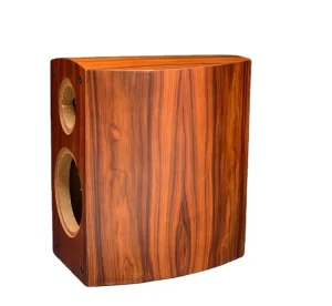 EC-001 6.5 Inch 7 Inch Bookshelf Speaker Empty Cabinet Waist Drum Rosewood Veneer Speaker Case