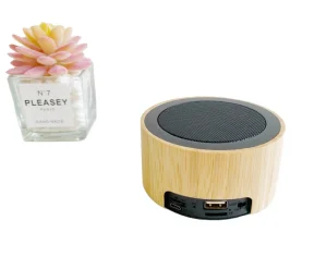 ECO Friendly Wooden Speaker Products Mini Portable Wooden Bamboo Wireless Speaker