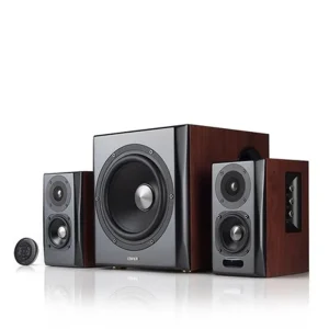 ED-01 S201 Home BT Speaker 8 Inch Multi-Function HIFI Wooden Active 2.1 Subwoofer Wireless Audio Surround