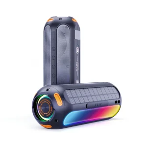 ES T69 Solar Magnetic Audio High Power IPX6 Waterproof RGB Ambient Light Speaker
