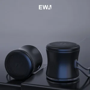 EWA A119 Mini Wireless Portable IPX7 Waterproof Metal Speaker High Quality Bass Radiator for Computer Use