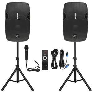 EX-10A 10 Inch Professional Dual Active Passive Speaker RMS 100W PA Portable Audio Sound System