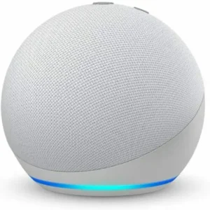 Echo Dot (5th Gen) with Clock Smart Speaker with Clock and Alexa Cloud Blue