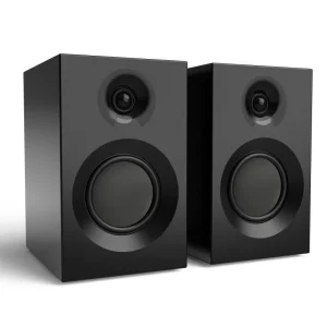 Electronic Crossover High End Stereo Sound Bookshelf Speakers Active 100W for Good Sound Quality Mobile Phone and TV Use Home