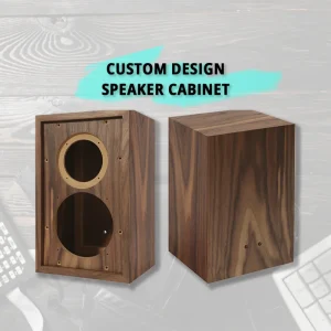 Empty Personalized LoudSpeakers Cabinet Wood Speaker Box Home Theater Sound System Speaker Shell