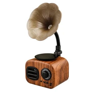 European Style Mini Retro Speaker Fashion Home Handsfree Portable Wireless for BT USB for Party Outdoor