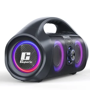 F29 Portable Wireless 120W Outdoor Speaker Loud Stereo with RGB Light Deep Bass Subwoofer for Party