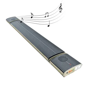 FIR Room Heater with Double Music Speakers for Media Space Room