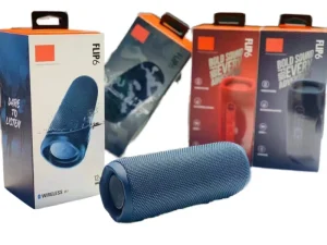 FLIP6 Portable BT5.3 Speaker ABS Fabric 360 Surround TWS IPX6 Waterproof Outdoor Speaker Support TF USB AUX FM Battery
